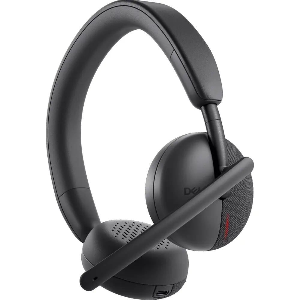 Dell WL3024 Bluetooth Noise Cancelling Wireless Stereo Headphone - Black, High-Quality Audio Accessory