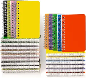 Small Notebooks 3x5 Bulk, Mini Spiral Notebooks 40 Packs, Pocket Notebooks Notepads Memo Pads 10 Assorted Colors for School  Office College Work Travel (60 Sheets/120 Pages)