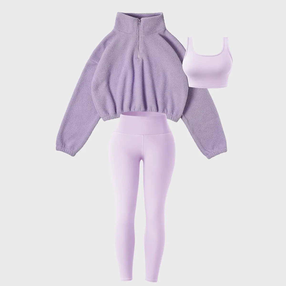 Light Purple   Three Piece Set