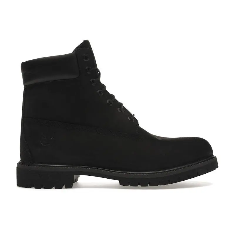 Timberland Men's 6" Boot Black Nubuck Premium Hiking Shoes, from StockX
