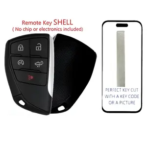 KEY CUT + REMOTE SMART KEY SHELL FOR CHEVROLET SILVERADO 2021 - 2024 YG0G21TB2