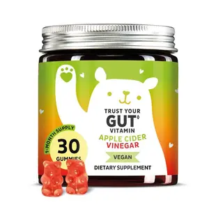 Bears with Benefits Apple Cider Vinegar Gummies – Metabolism & Detox Support with Vitamins B6, B12, Iodine & Folic Acid – Vegan. Balanced Gut