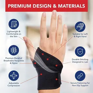 1pc Adjustable Wrist Strap, Comfortable Wrist Splint Support, Suitable for Right And Left Handers