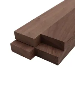 Black Walnut Lumber Board - 3/4" x 2" (4 Pcs)