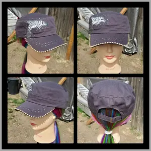 Gray Dolphin BLING Hat