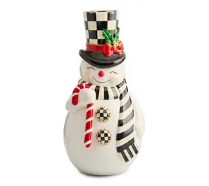 MacKenzie- Childs Nostalgia Snowman Figure