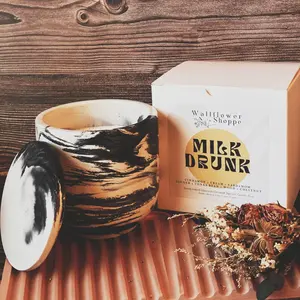Milk Drunk Concrete Candle