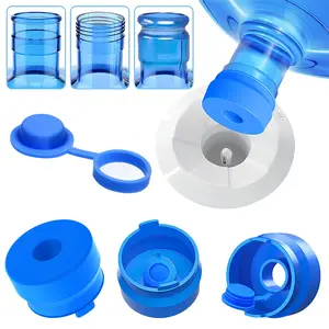 3/6 Counts/set Silicone Water Jug Cap,Reusable Spill-proof Dust-proof Water Bottle Cap,Mini Replacement Water Bottle Cover, Tumbler Replacement Lid, Drinkware Accessories for Home Office Dormitory #Summervibes