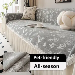 1count Full Coverage Sofa Blanket, Pet Friendly, Suitable for Kitchen Bedroom Office, Hand Wash, Easy Clean No Odor