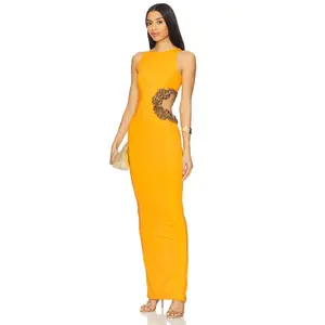 Bronx and Banco Camila Maxi Dress in Yellow