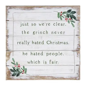 Sincere Surroundings 8" Grinch Hated Pallet Pet ite