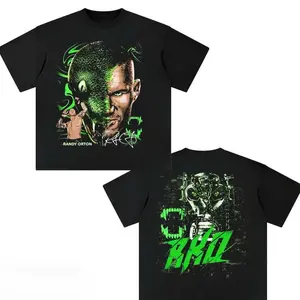 Youth & Adult Randy Orton RKO Viper T-Shirt, WWE Apex Predator Snake Graphic Tee, Dark Wrestling Streetwear For Legend Killer & WWE Fans, Superstar, Fans Lover, Champion Shirt