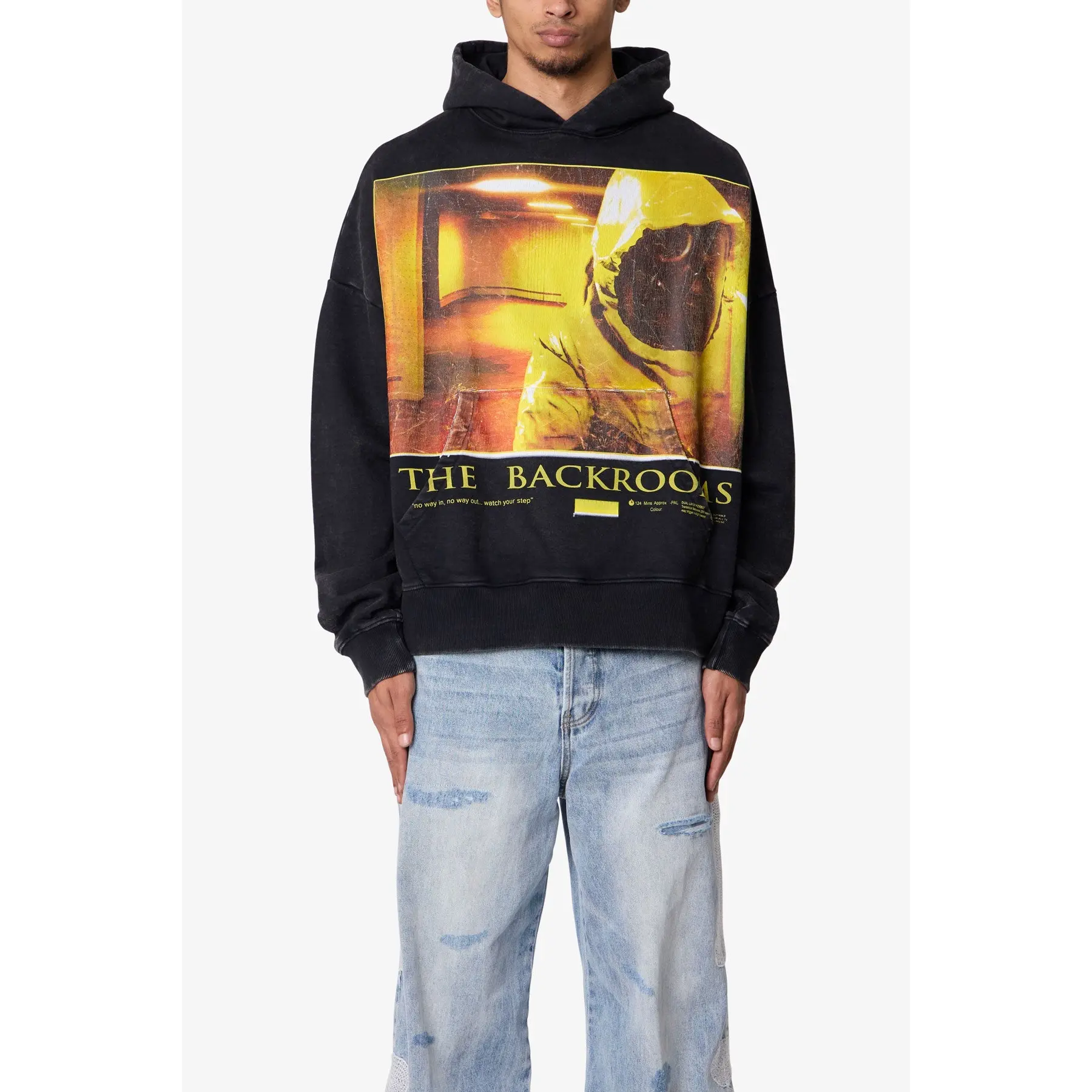 mnml Backrooms Hoodie - Black