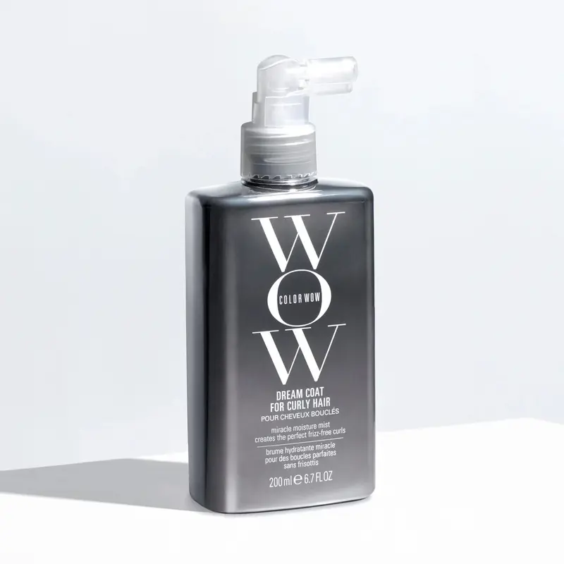 Color Wow Dream Coat for Curly Hair | Anti-Frizz Spray for Wavy Hair, Lightweight Styling Product for Wavy & Curly Hair, Defines Waves, Hydrates & Controls Frizz | Formulated With Hydrolyzed Keratin