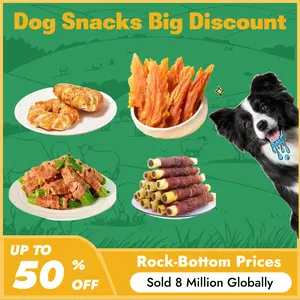 Petpumpkin Dog Treats for Small, Medium, & Large Dog - Made with Chicken and Cowhide - Healthy, High Protein, Easily Digestible, and Long Lasting Make the Perfect Positive-Reward Training Treats for Dogs