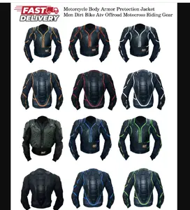 Men Motorcycle Body Armor Jacket Protection Riding Gear Motocross Dirt off-road