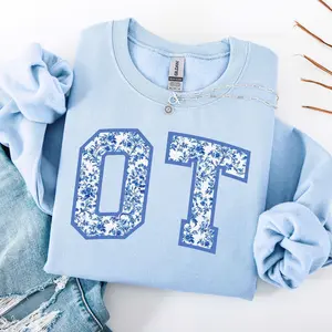 OT Short Sleeve T-SHIRT , Toile Occupational Therapy sweatshirt OR T-Shirt , Occupational Therapist, COTA Student , OT Grad Cotton Fabric