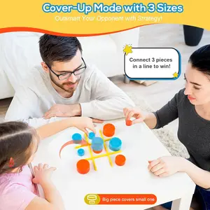 5-In-1 Electronic Tic-Tac-Toe Puzzle Game, Multiplayer Vs Ai, Various Play Modes, Fun Leisure Activity, Great Gift Choice