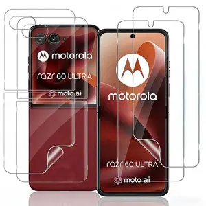 Motorola Moto Razr Water Gel Screen Protector, Self-Healing Bubble-Free Design, Scratch Resistant, Fingerprint Touch Sensitive