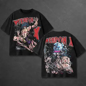 James Howlet Werewolf Shirt – The Wolf Graphic Tee, Xmen Team MCU Inspired T Shirt, Dark Superhero Oversized Streetwear, Hero Comic Design, Unisex Vintage Style Tee, Gift for Comic Fan Him or Her