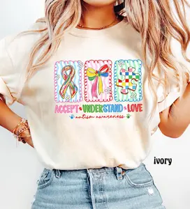 Hot new 2026 Autism Awareness Comfort Colors T-Shirt, Autism Accept Understand Love Shirt, Autism Mom Tee, Special Education Teacher Gift #tshirtoutfit #tiktokshopfinds #trendalert #streetstyle #outfitinspo