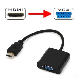 1080P HDMI Male to VGA Female Video Cable Cord Converter Adapter For Laptop Desktop PC Monitor