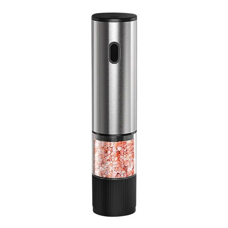 Gravity Electric Salt and Pepper Grinders Set - Cordless Battery-Operated Auto Grinding Shakers with LED Lights, Adjustable Coarseness, Large Capacity for Home Kitchens & BBQ Seasoning Utensils, Salt And Pepper Shaker