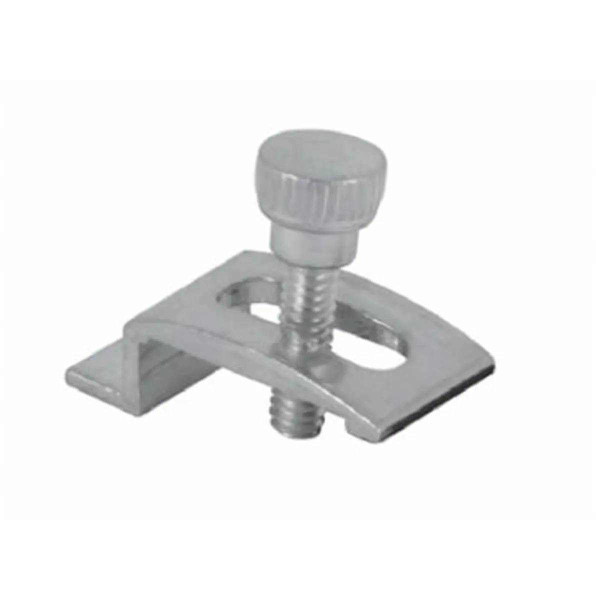 212 MAIN Storm Door Panel Clips, Prime Line PL 7939 Model, 0.75 in. 8-Pack Mill Finish Beam Clamp with Threaded Design, Adjustable Clamp Height, Clamp With Thread