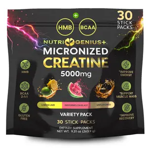 Daily Creatine Starter Pack | Micronized Creatine Sampler | Strength • Recovery • Cognitive Support, Variety Pack (1 Bag with 30 Stick Packs) Healthcare Supplement Dietary Magnesium