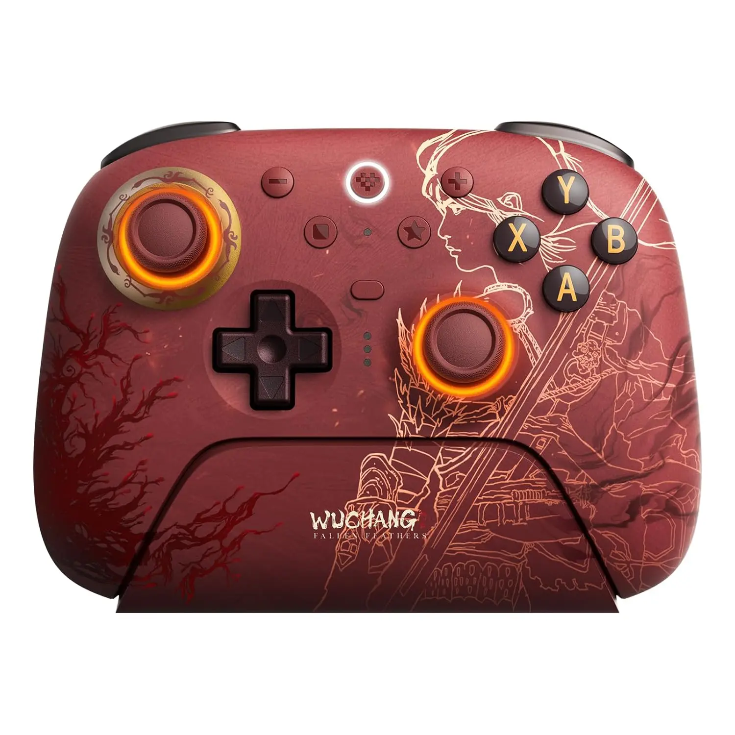 8BitDo Ultimate 2 Wireless Controller with Hall Triggers RGB Fire Ring for PC, Steam & Android - WUCHANG: Fallen Feathers