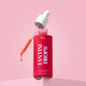 Tantini Drops – Tanning Support Supplement & Melanin Booster for Natural Tan Skin | Daily Skincare Beauty Supplement for Sunless Glow & Radiant Skin - Mixed Berry Flavor