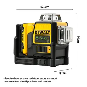 DEWALT DW089LG 12V Cordless Green Laser Level 12 Lines 360° Coverage Li-ion Battery Powered for DIY Professionals Outdoor Tool
