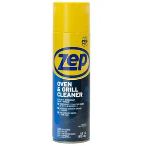 Zep Oven And Grill Cleaner 19 oz Foam Household for Cleaning Kitchen, Oven, Stove, Range Hood, Sink, Pots, Pans, Porcelain and Ceramic Ware, Powerful foam penetrates for a deep clean