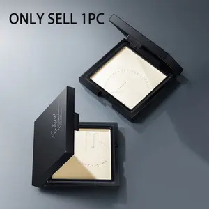 FEOTZNW Powder Cake - Refreshing Oil Control, Perfecting Pores, Softening Honey Powder, Sensitivity-Friendly, Waterproof, Loose Powder