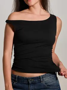 Klassy Network Asymmetric Off The Shoulder Top for Women