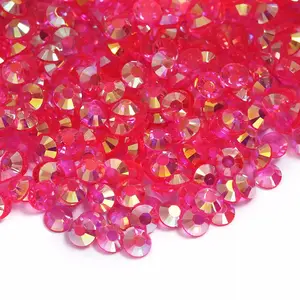 Transparent Rose AB Resin Rhinestones