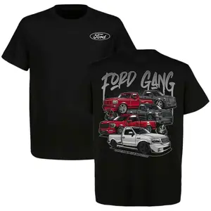 Ford Gang Trucks Collection Tee, Men Summer Top For Car Lover, Gift Ideal For Her, Him