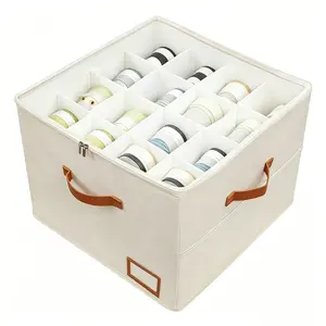 Beige Closet Shoe Organizer with Adjustable Dividers, Clear Cover & Foldable Cubby Containers, Holds Up to 16 Pairs for Entryway (Home Organizer Storage Rack) shoe rack organizer bathroom organizer shoe storage organizer
