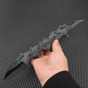 Everyday Carry Folding Tool , EDC Multi-functional Tools for Camping, Fishing, Outdoors & Fruit Cutting,Perfect Gift,Black