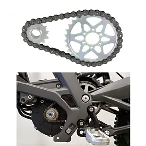 Drive Sprocket Chain Combo for Surron Light Bee X S Gear Chain Set for Segway X160 260, 420 Chain 30 13 Tooth Rear Front Sprocket, Chain Sprocket Conversion Kit for Modified Dirt Bike and Replacement