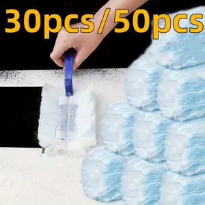 Disposable Dust Cloth Refill, 30/50pcs Replacement Dust Cloth for Handheld Duster, Household Cleaning Tool for Desktop Bookshelf, Furniture, Car, Keyboard