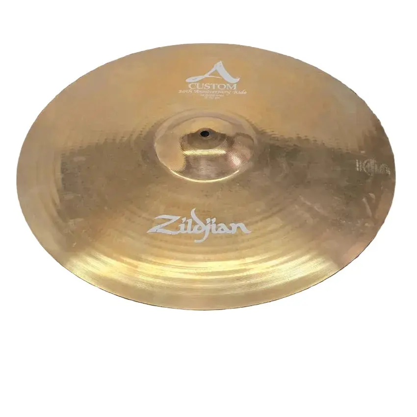 Used Zildjian A Custom 20th Anniversary Medium Thin Ride Cymbal 21" 2586 grams - Good
