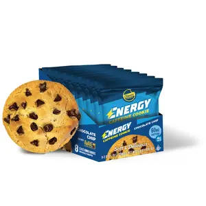 Classic Cookie, Energy Caffeine Soft Cookies, Chocolate Chip made with AWAKE Chocolate 2.8oz, 8 Count Pack