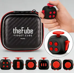 6-Sided Stress Relief Infinity Cube for Adults & Kids • Silent & Audible Modes • Boosts Focus