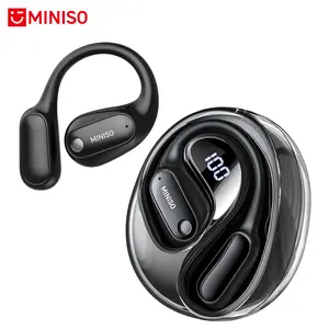 MINISO MS190 OWS Open Ear Bluetooth 6.0, Earbuds HIFI Sound Quality Music Wireless Earbuds, Gaming with Low Latency Wireless Headphones ,Colourful Sports,Earbuds Touch Control Built-in Mic Hearphones Compatible with Phone Computer
