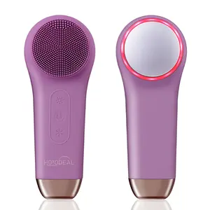 Facial Cleansing Brush, Face Scrub Brush Magnetic Rechargeable Face Brush for Women & Men, Silicone Face Scrubber Cleanser Brush for Facial Pore Cleaner, Valentine gift
