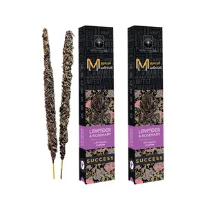 Magical Manifest Success Artisanal Incense Sticks Duo Pack - Lavender & Rosemary