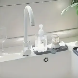 2 Piece Silicone Soap Box Set, Soap Dish Holder, Soap Saver, Kitchen and Bathroom Storage Solution, Compact Size, Easy to Clean, Simple Healthy Home & Kitchen Essentials