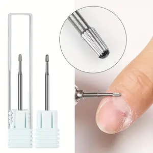 1 Pc Tungsten Carbide Safety Nail Drill Bit, Cuticle Remover for Electric Nail File Machine, Cuticle Clean Tool with Tungsten Steel Grinding Function