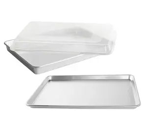 Nordic Ware Naturals Big Sheet & Big Batch Pan & Lid Set
